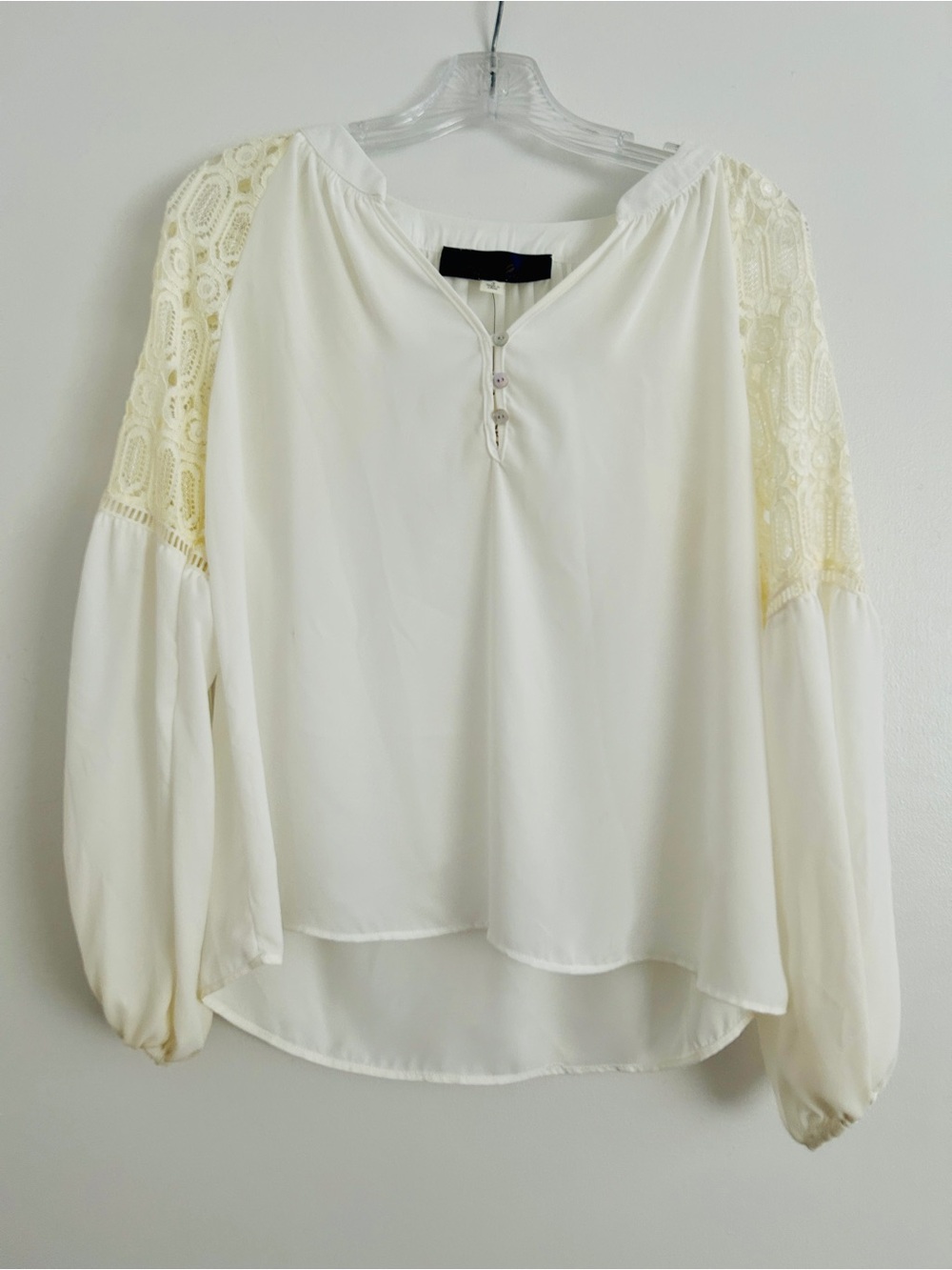 Francesca’s Blue Rain Blouse – Size Small – NWT